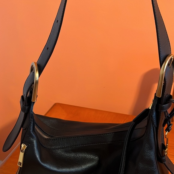 Fossil Hannah hobo-black leather in like new condition. - Picture 3 of 11
